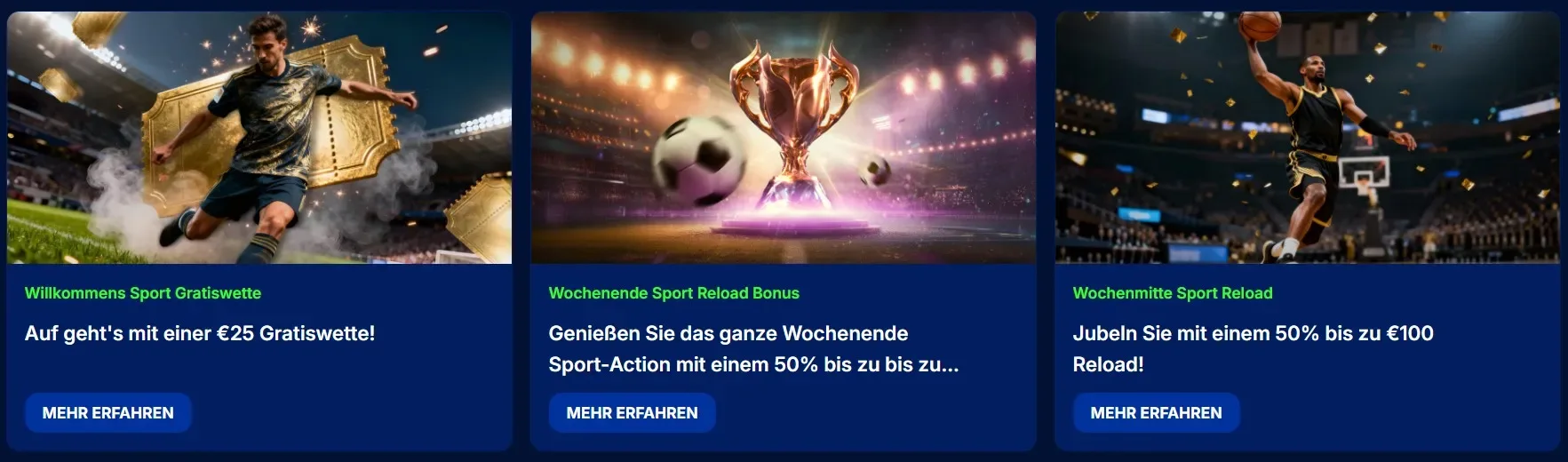 Sport-Willkommensbonus